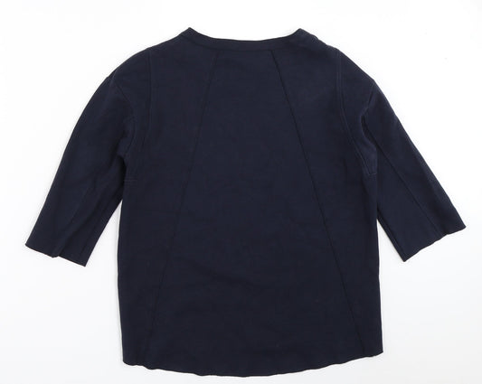 NEXT Womens Blue Pullover Sweatshirt Size XS