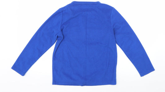 Pj collections Boys Blue Solid Pyjama Top Size 9-10 Years