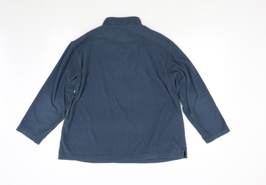 PACO Mens Blue Henley Jumper Size M