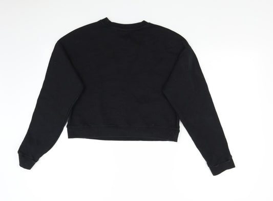ASOS Womens Black Pullover Sweatshirt Size 12