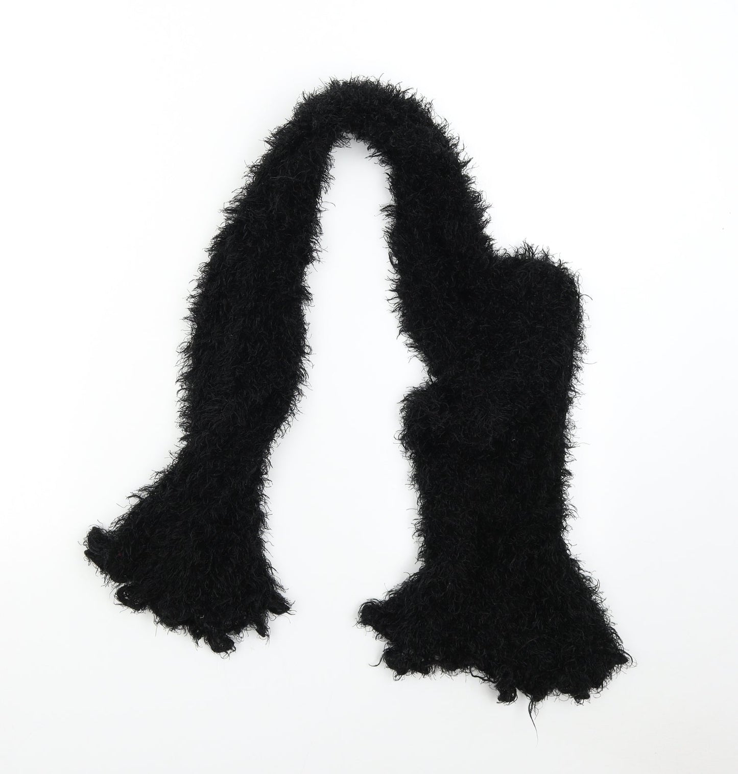 Preworn Womens Black Scarf