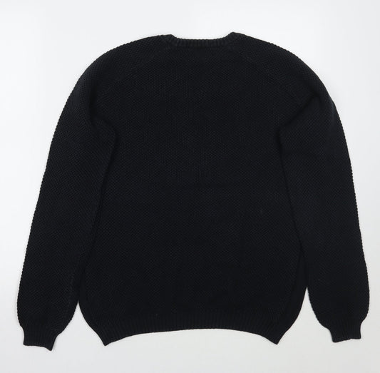 Sainsbury Mens Blue Pullover Jumper Size M
