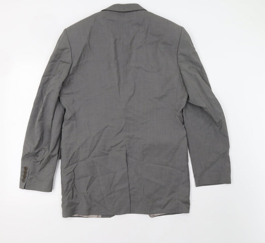 Preworn Mens Grey Jacket Blazer Size 42