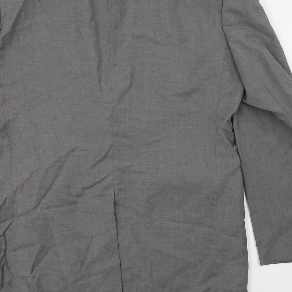 Preworn Mens Grey Jacket Blazer Size 42