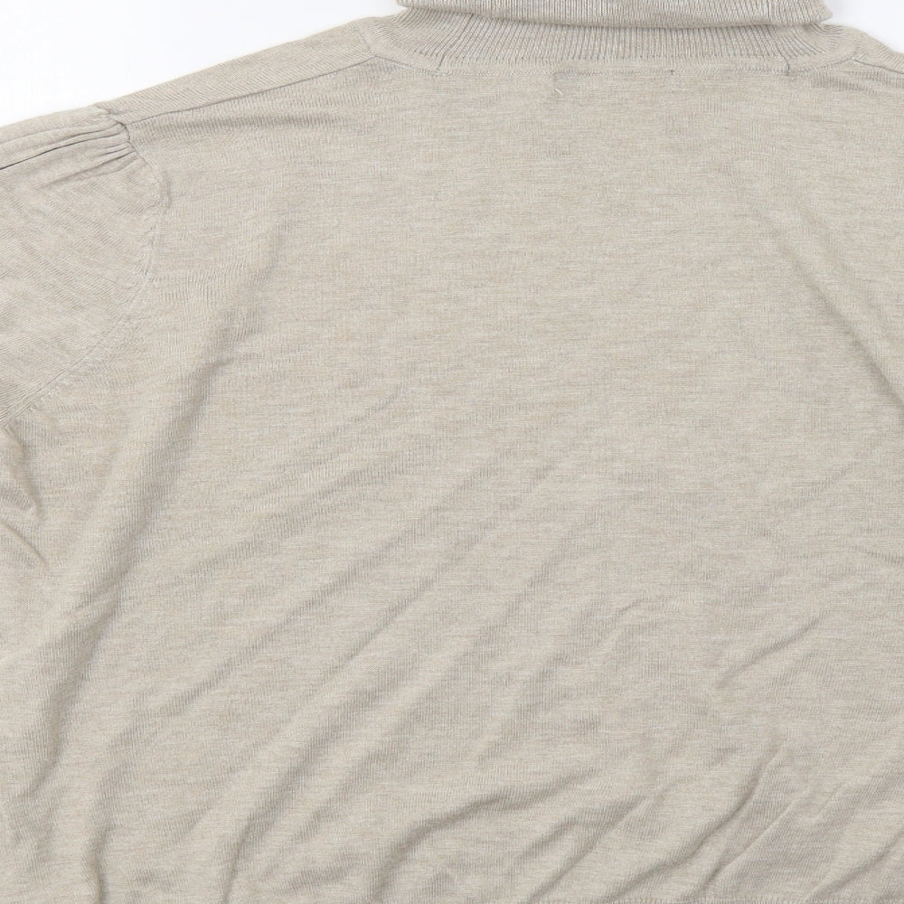 BM Womens Beige Pullover Jumper Size XL