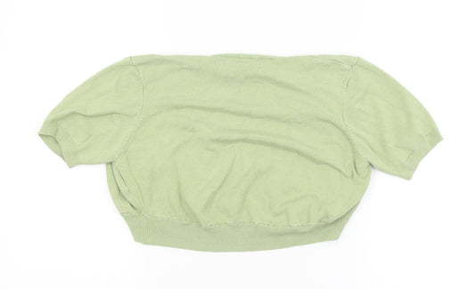 Nougat London Girls Green Cardigan Jumper Size 3 Years