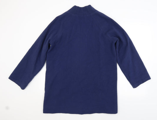 Preworn Womens Blue Overcoat Coat