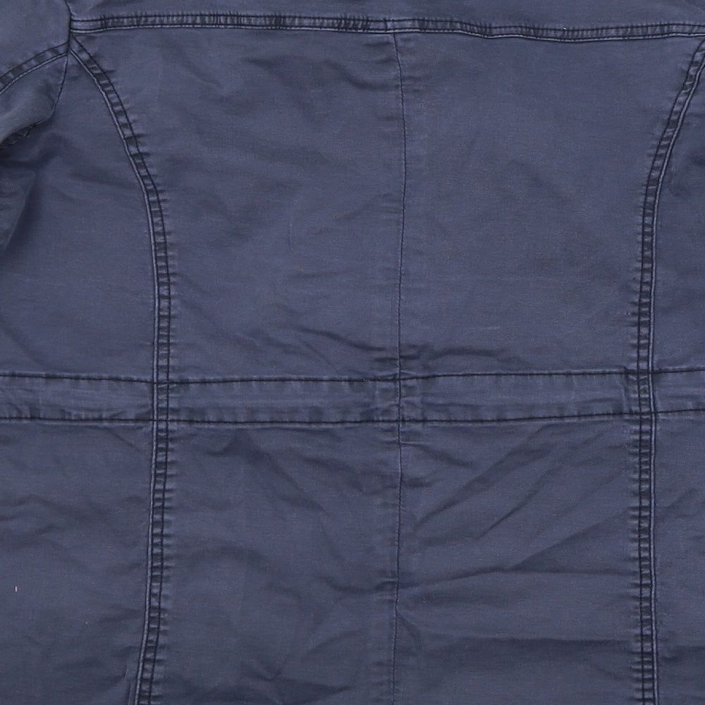 CAPSULE Womens Blue Jacket Size 12