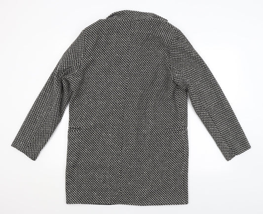 Preworn Womens Multicoloured Argyle/Diamond Pea Coat Coat