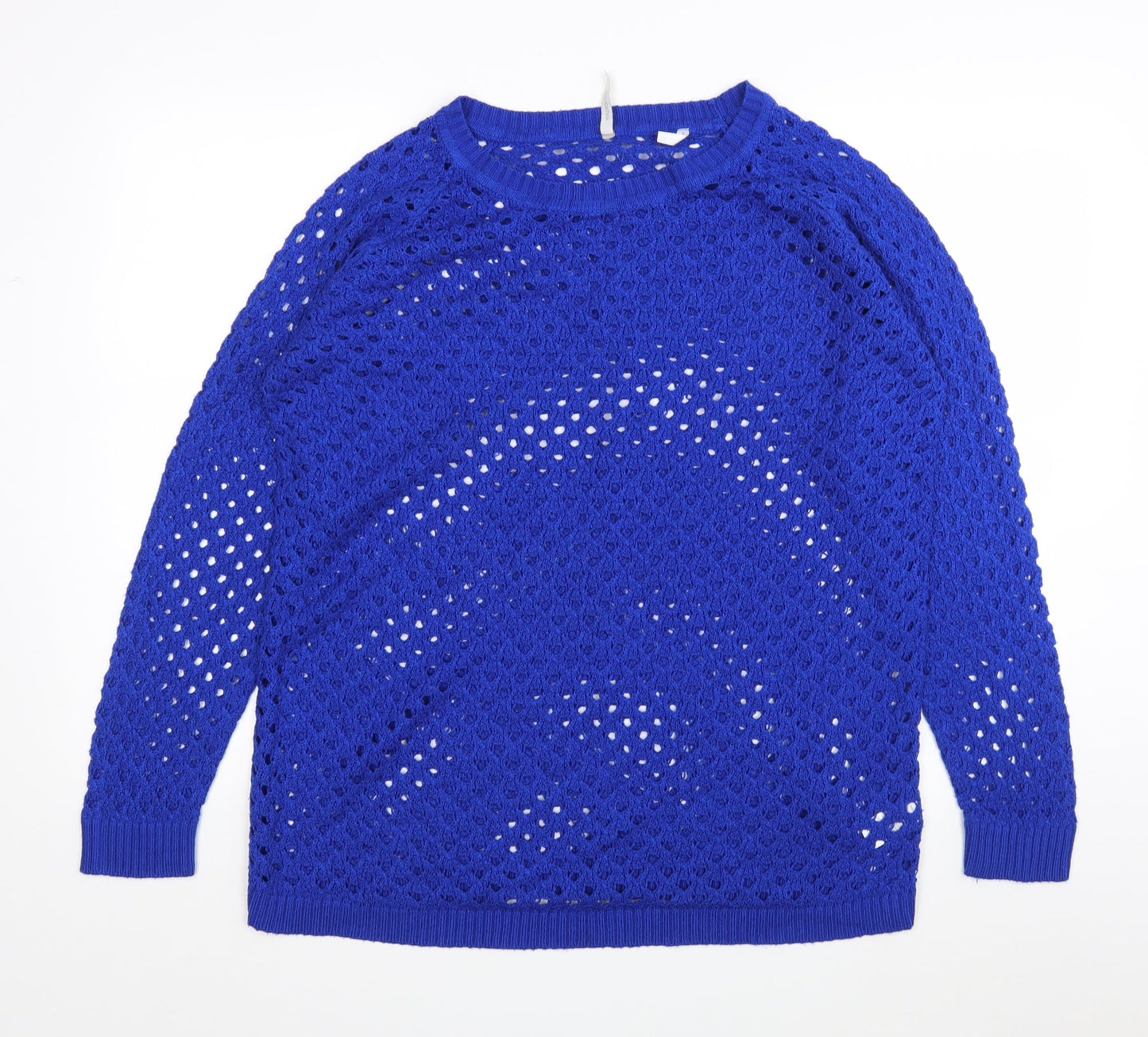 Anthology Womens Blue Pullover Jumper Size 16