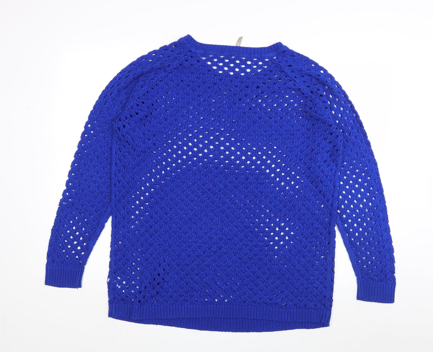 Anthology Womens Blue Pullover Jumper Size 16