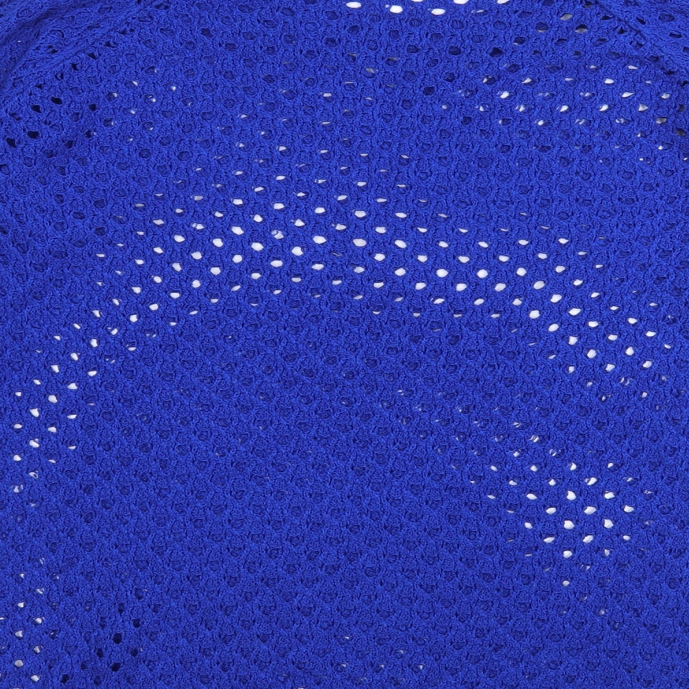 Anthology Womens Blue Pullover Jumper Size 16