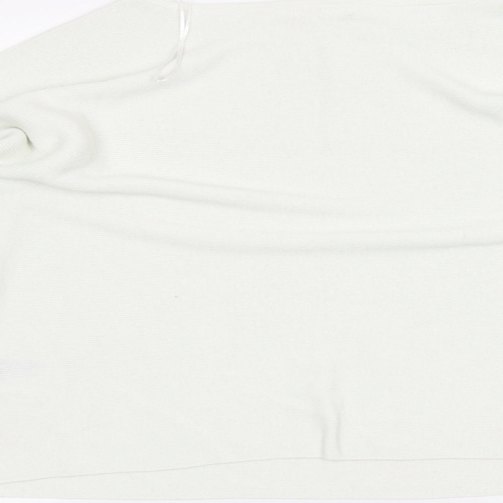 H&M Womens White Pullover Jumper Size M