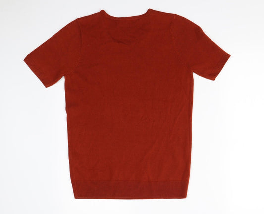 Bonmarché Womens Brown Basic T-Shirt Size 10