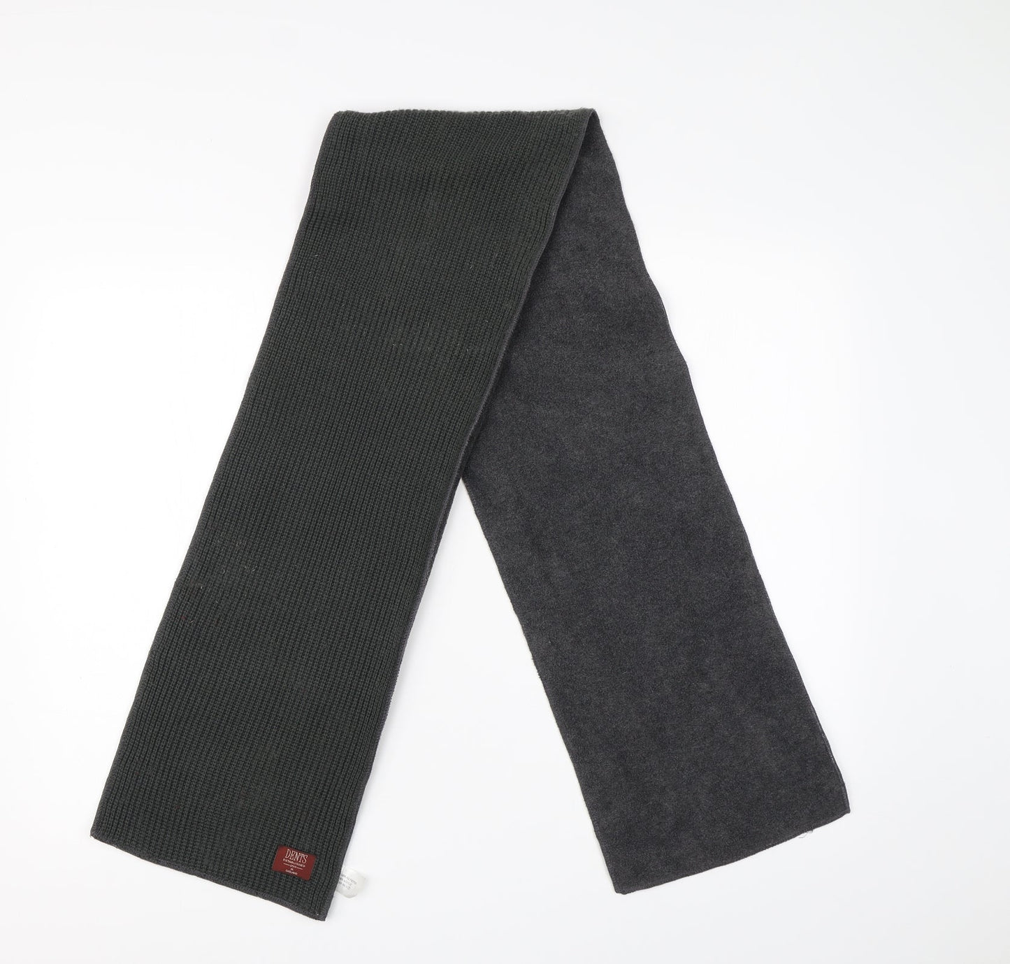 Dents Mens Green Scarf