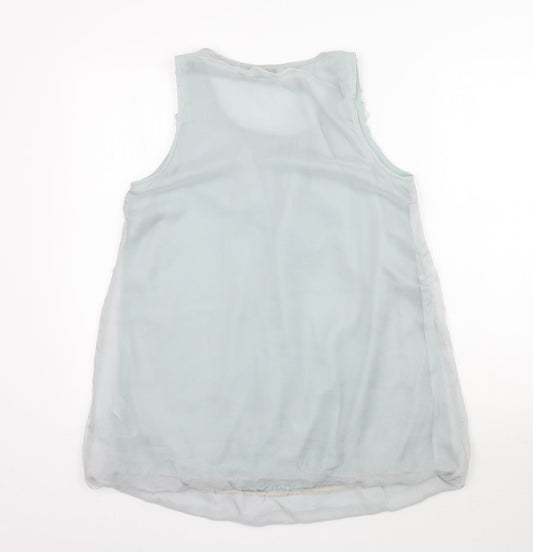 New Look Womens Blue Basic Blouse Size 12