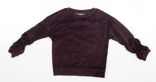 NEXT Girls Red Pullover Jumper Size 4 Years