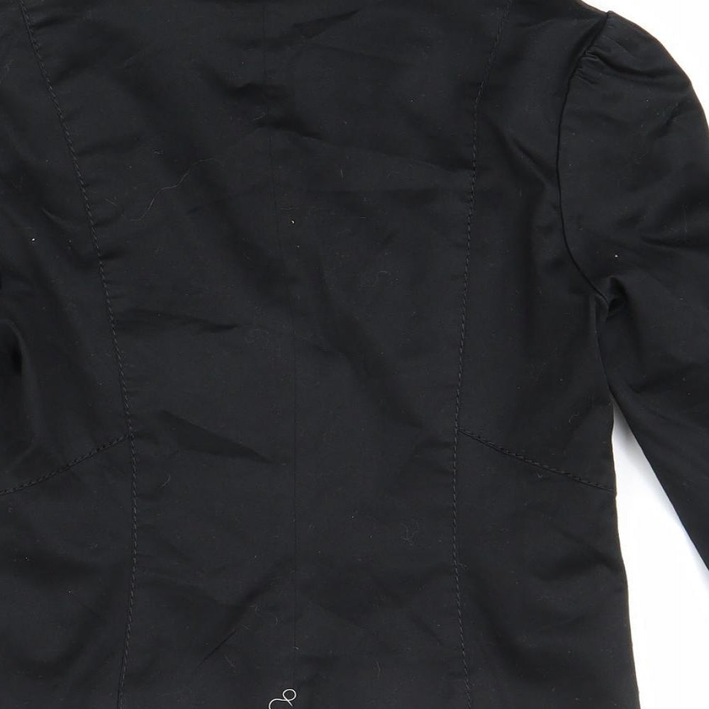 Coast Womens Black Jacket Blazer Size 8