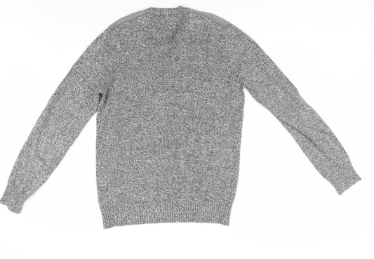 brook haven Mens Grey Pullover Jumper Size S