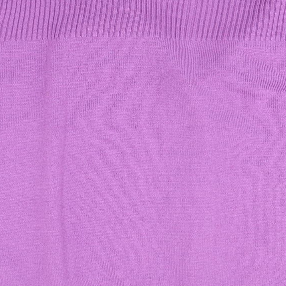 EWM Womens Purple Cardigan Jumper One Size