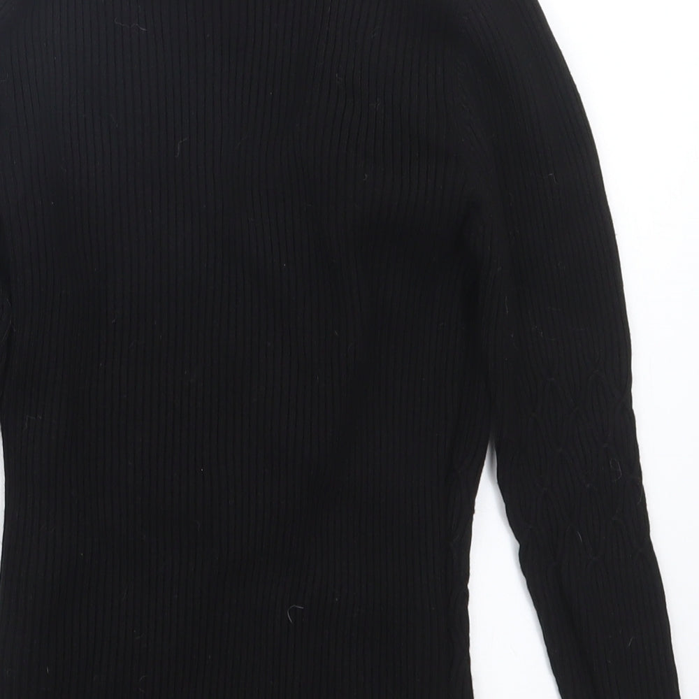 Etam Womens Black Pullover Jumper Size 14