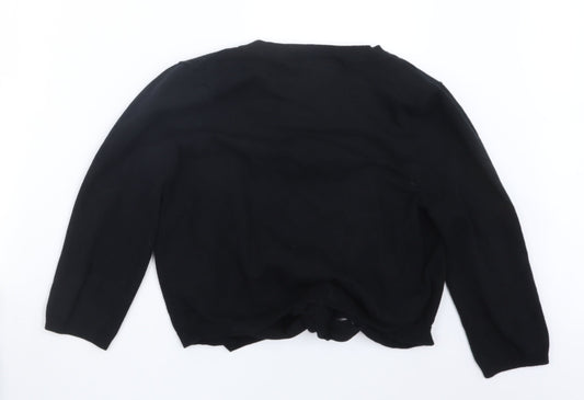 Wallis Womens Black Knit Cardigan Jumper Size M