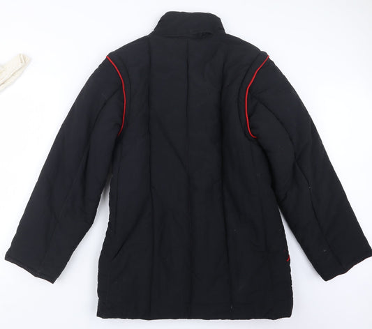 Preworn Mens Black Jacket Coat Size S