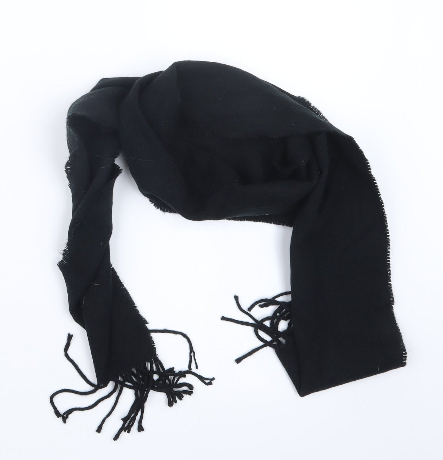 Avenue Womens Black Knit Scarf