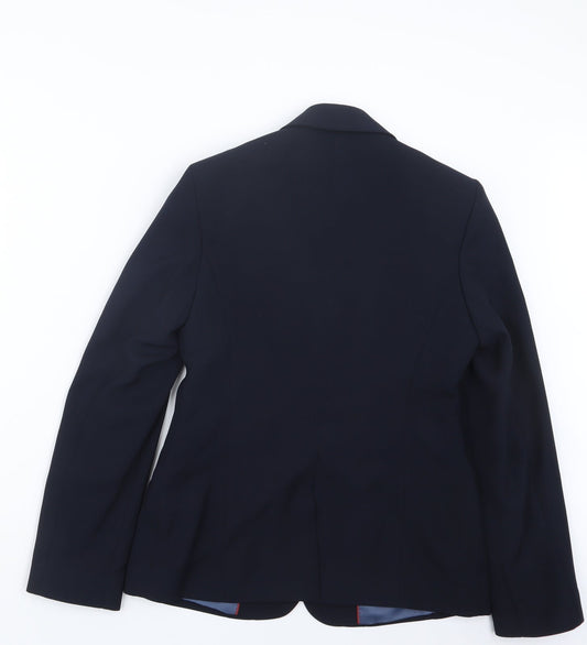 Preworn Womens Blue Jacket Blazer Size 6