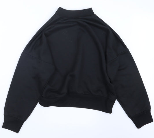 Boohoo Womens Black Pullover Jumper Size 10