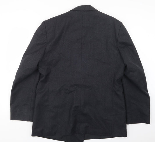 The Burton Collection Mens Grey Jacket Suit Jacket Size 40