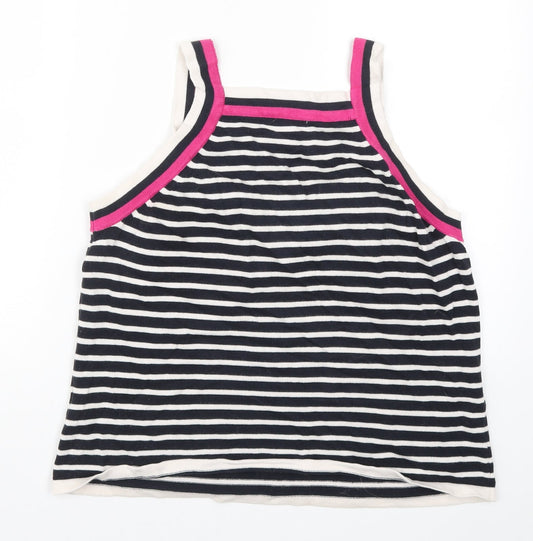Lakeland Womens Blue Striped Basic Tank Size 14