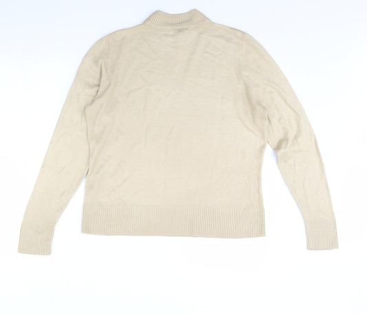 Berketex Womens Beige Pullover Jumper Size 14