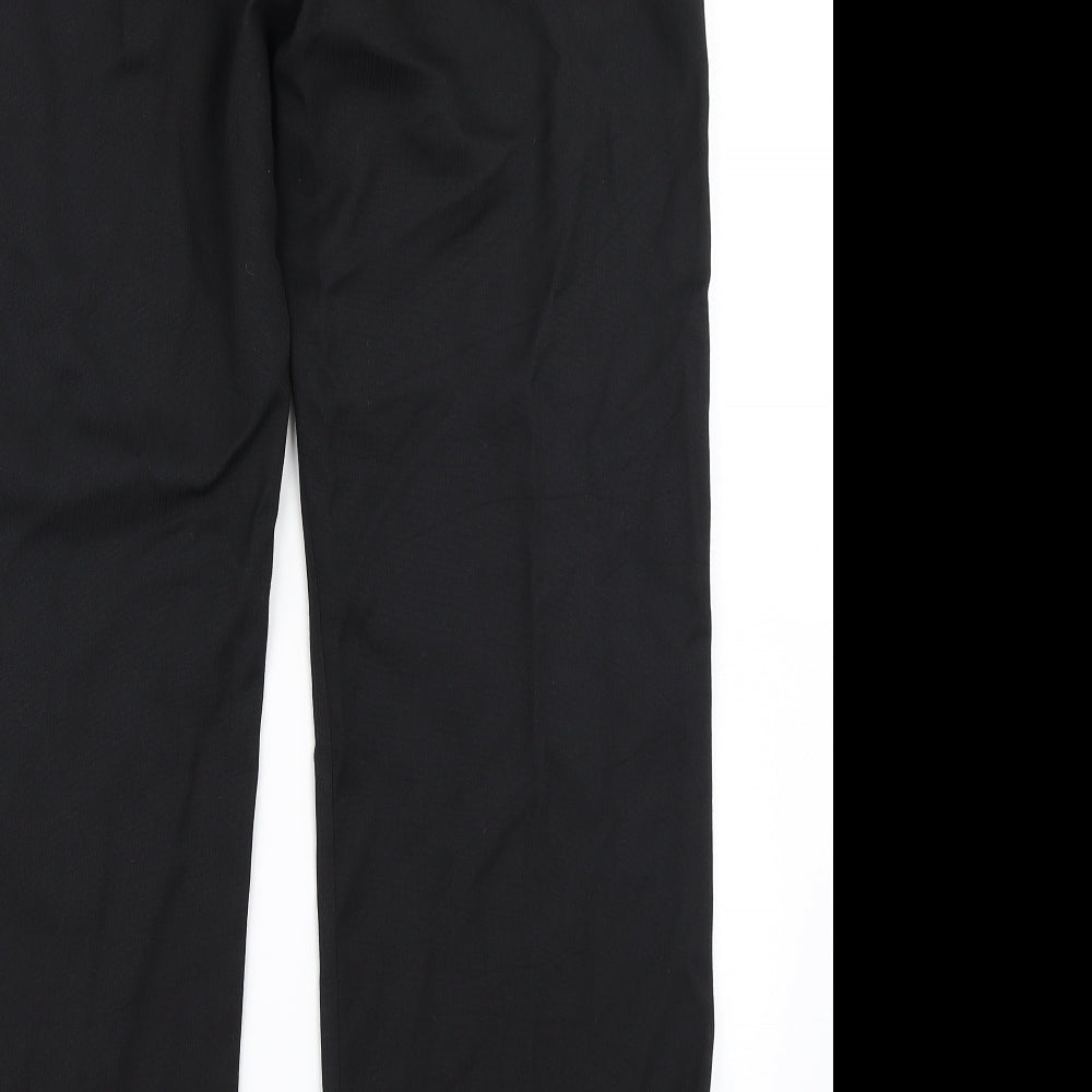 George Mens Black Dress Pants Trousers Size 34 in L29 in