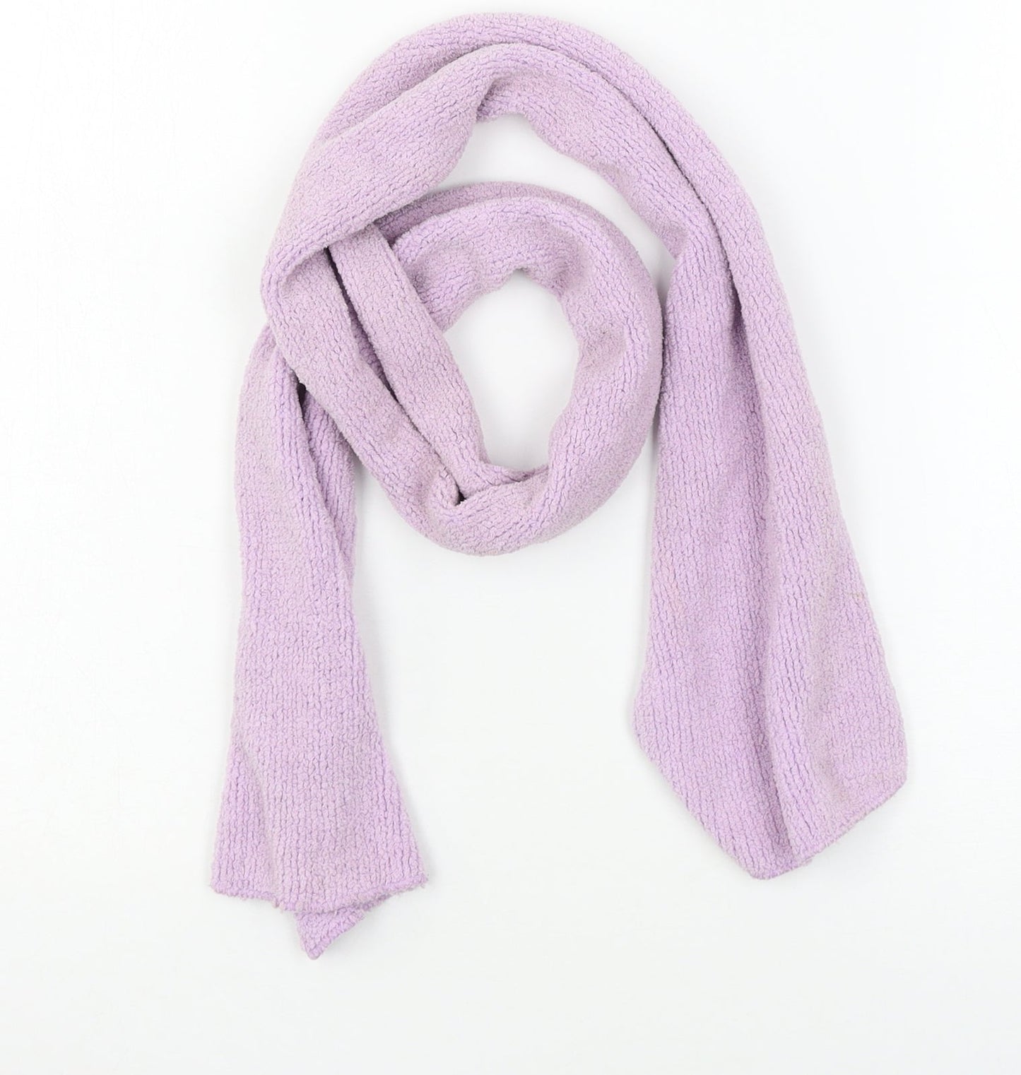 Atmosphere Womens Purple Knit Scarf