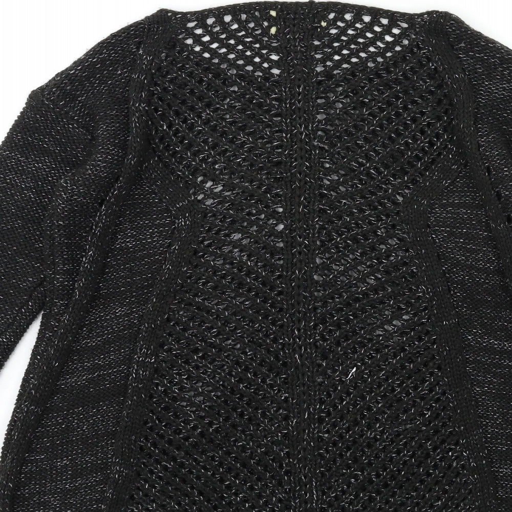 Papaya Womens Black Knit Pullover Jumper Size 8