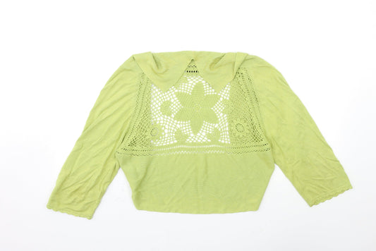 Principles Womens Green Knit Cardigan Jumper Size L