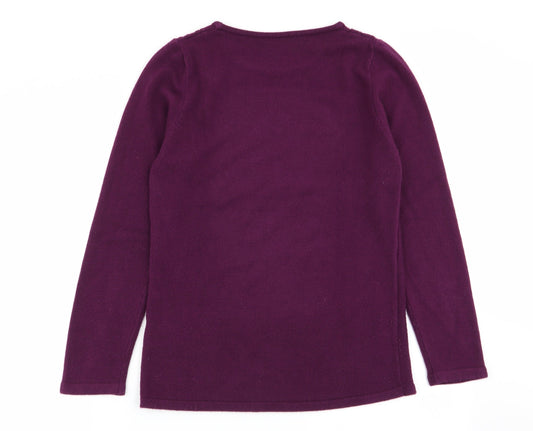 anna rose Womens Purple Pullover Jumper Size M