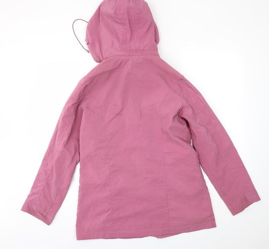 CMD Womens Purple Jacket Coat Size 12
