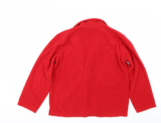 Dunnes Stores Womens Red Cardigan Jumper Size 14