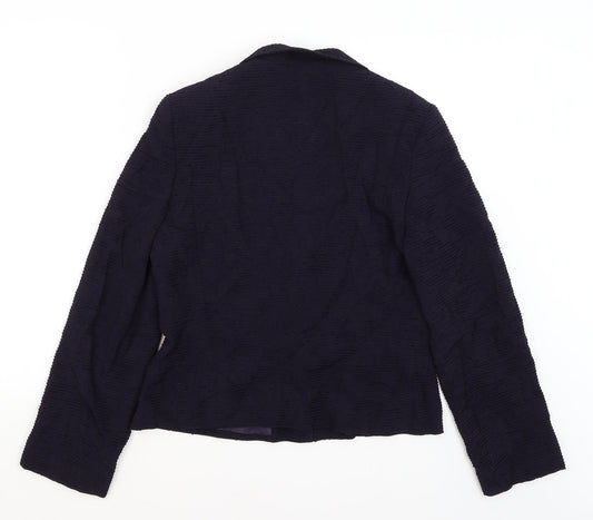 Kaliko Womens Purple Jacket Blazer Size 14