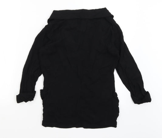 New Look Womens Black Cardigan Jumper Size 10