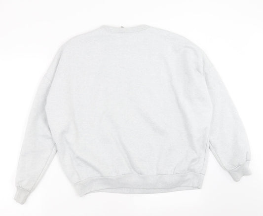 ASOS Womens Grey Pullover Sweatshirt Size 10