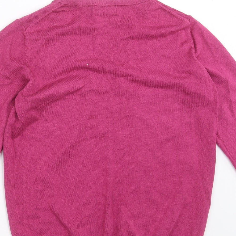 Marks and Spencer Womens Purple Knit Pullover Jumper Size 10