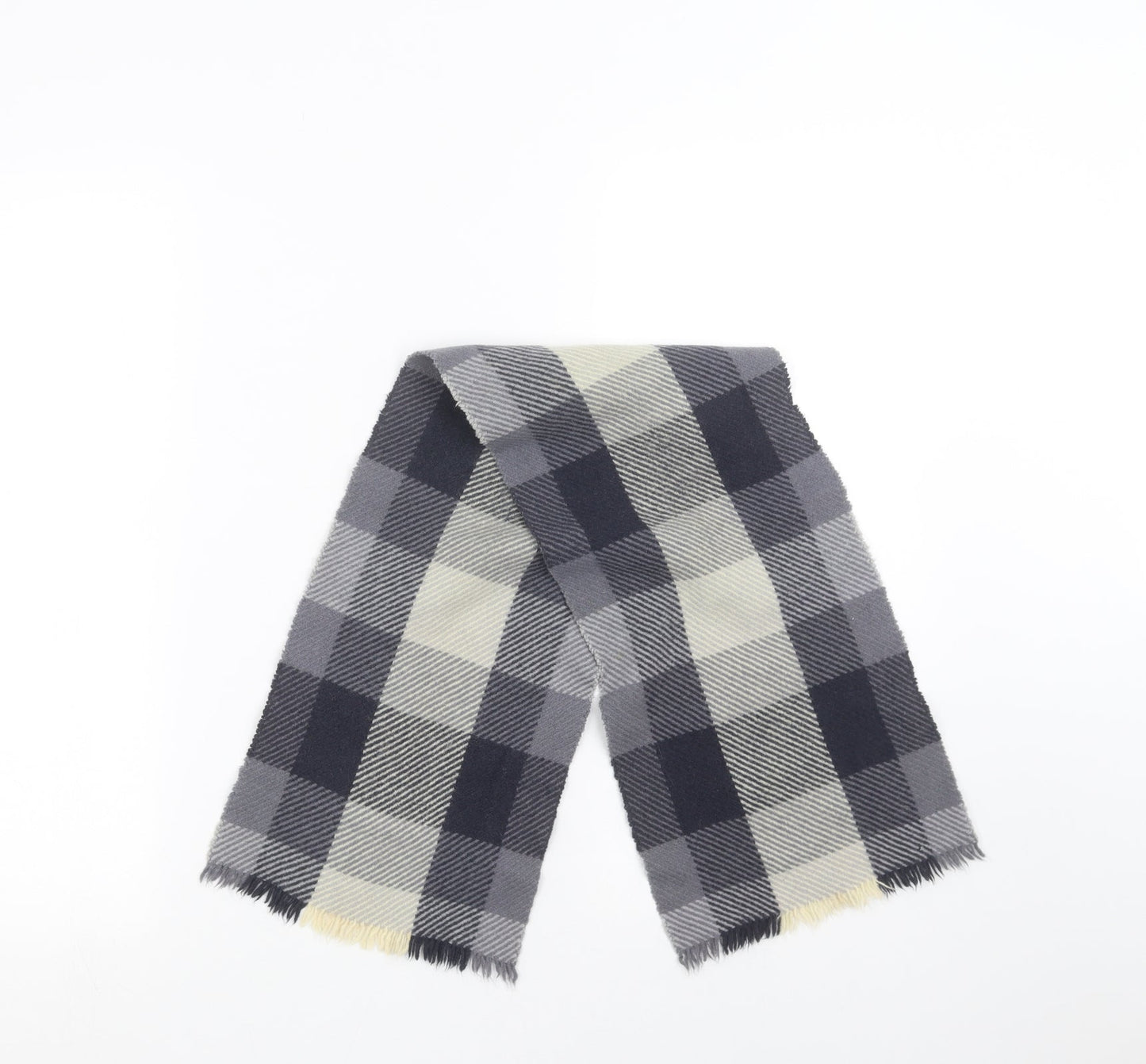 Preworn Womens Grey Check Scarf