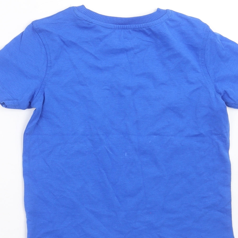George Boys Blue Basic T-Shirt Size 3-4 Years - little helper