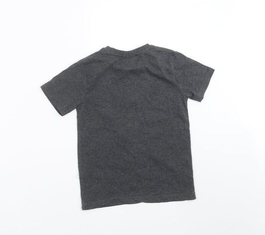 NEXT Boys Grey Basic T-Shirt Size 4 Years - Justice League