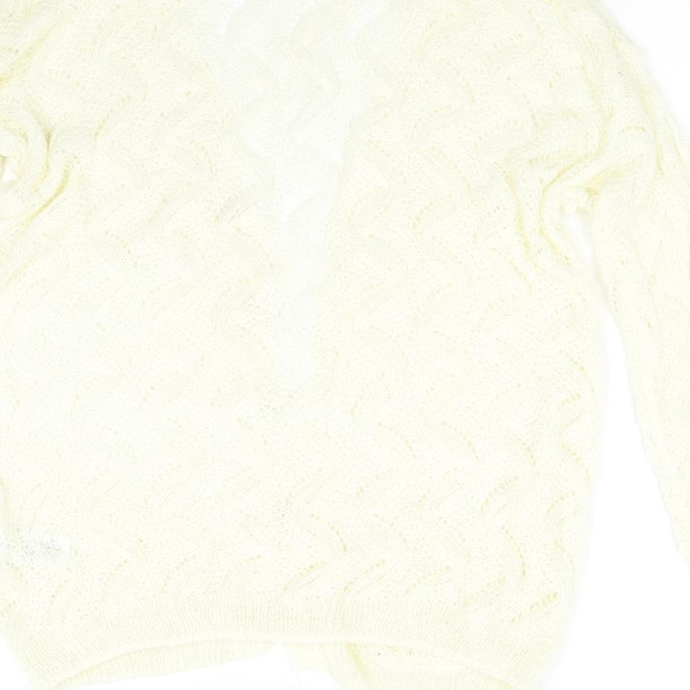 Primark Womens Ivory Knit Cardigan Jumper Size 8