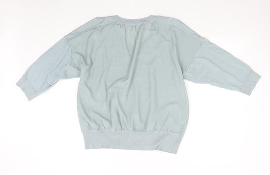 Planet Womens Green Knit Pullover Jumper Size L