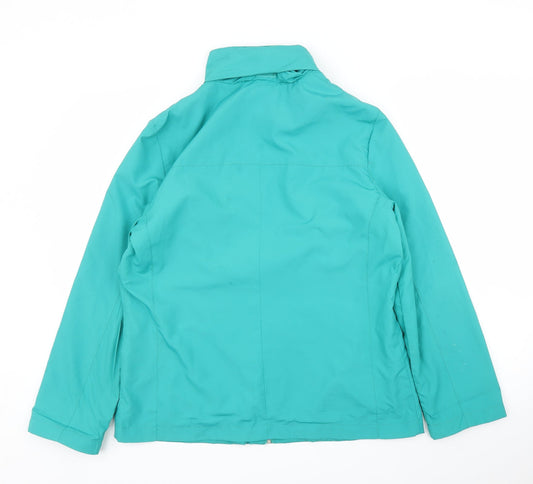 Damart Womens Green Parka Coat Size 10